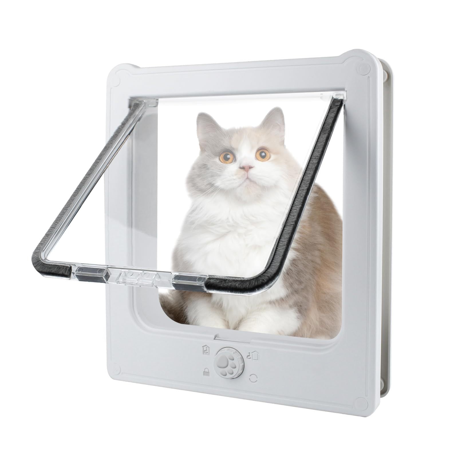 Thin Cat Door for Windows and Sliding Doors – Easy Access for Cats