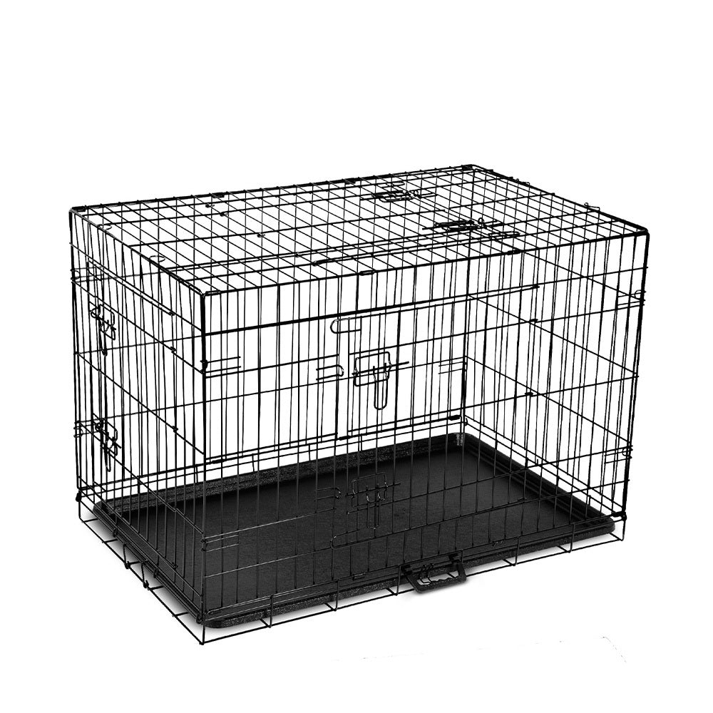 i.Pet 36" dog cage crate with 3 doors – comfortable dog kennel AU