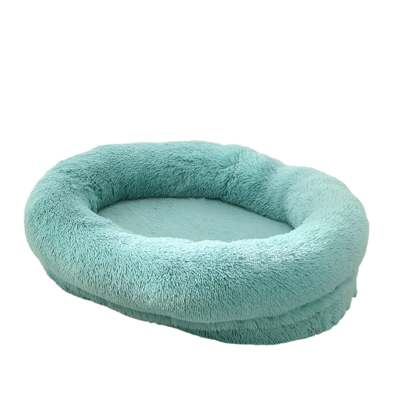 Emerald Green Donut Pet Bed (S)