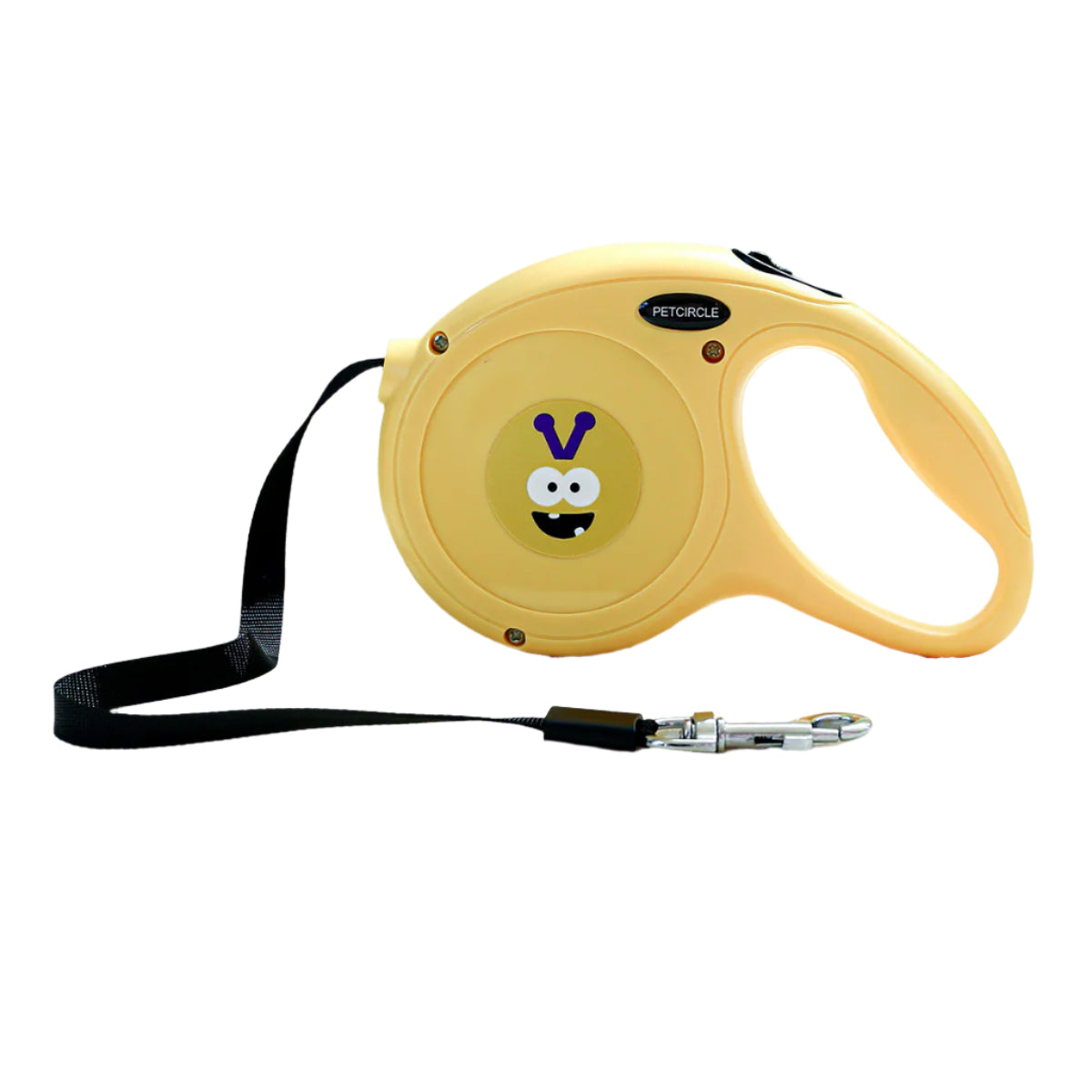 Yellow Monster 5m Cartoon Retractable Dog Leash