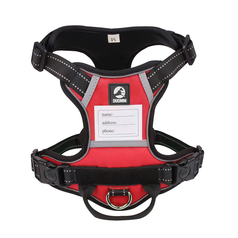 Size XL Red Reflective No-Pull Dog Harness