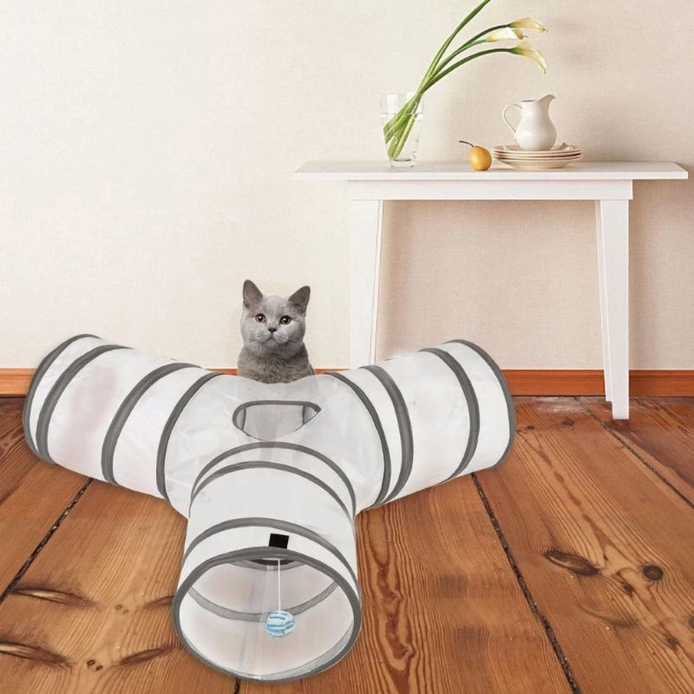 White Cat Tunnel Toy Pet Supplies Cross Border Playground