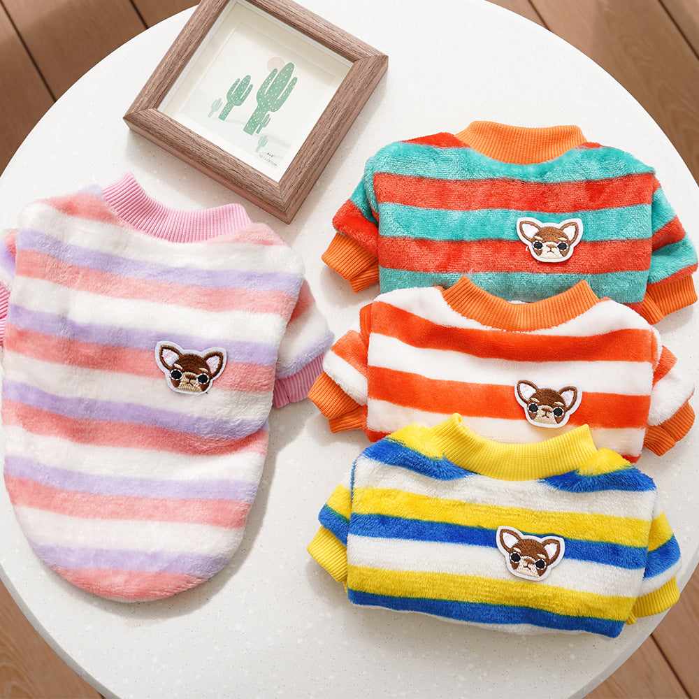 Warm Embroidered Dog & Cat Jumper