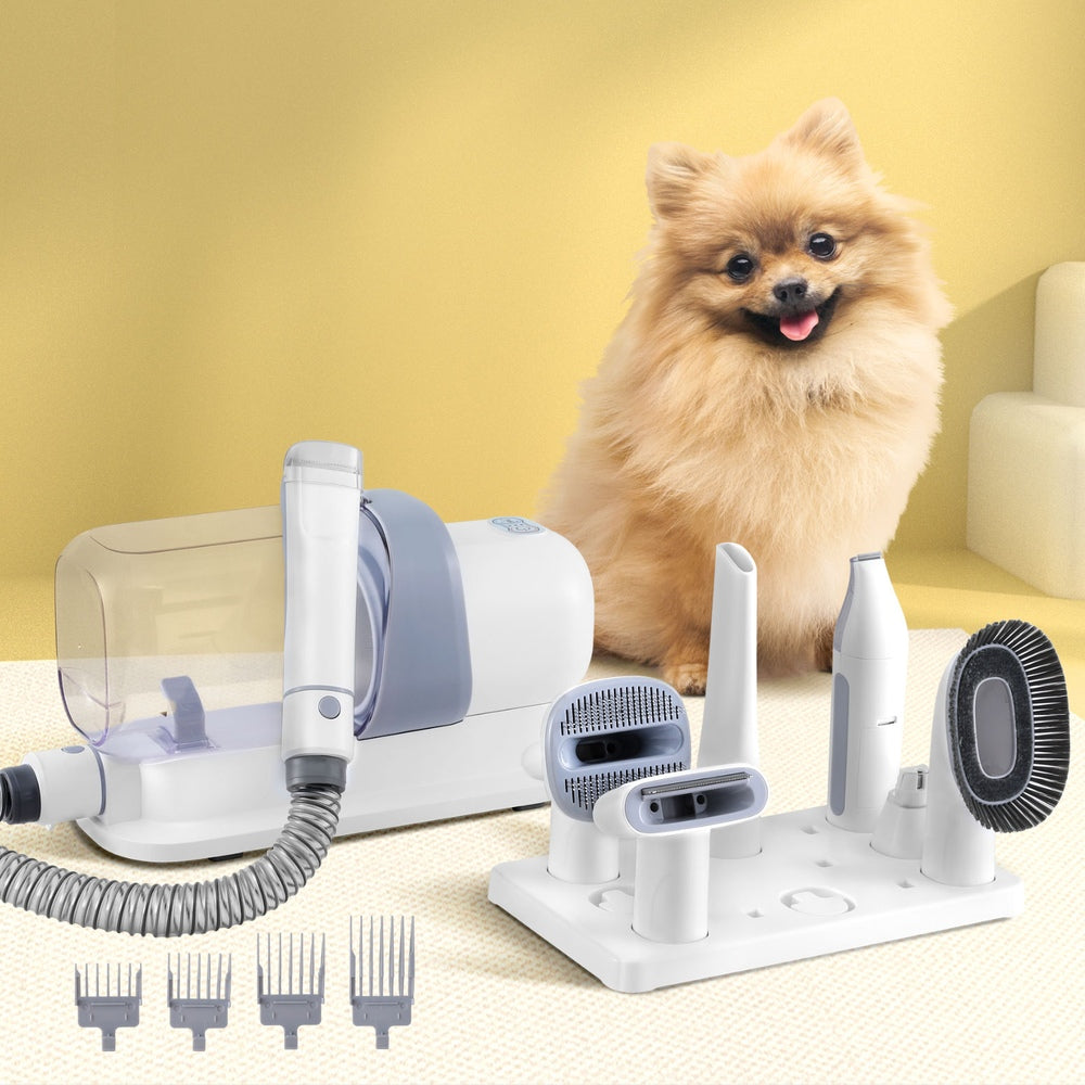 i.Pet Pet Grooming Kit Vacuum Dog Cat Hair Dryer Remover Clipper