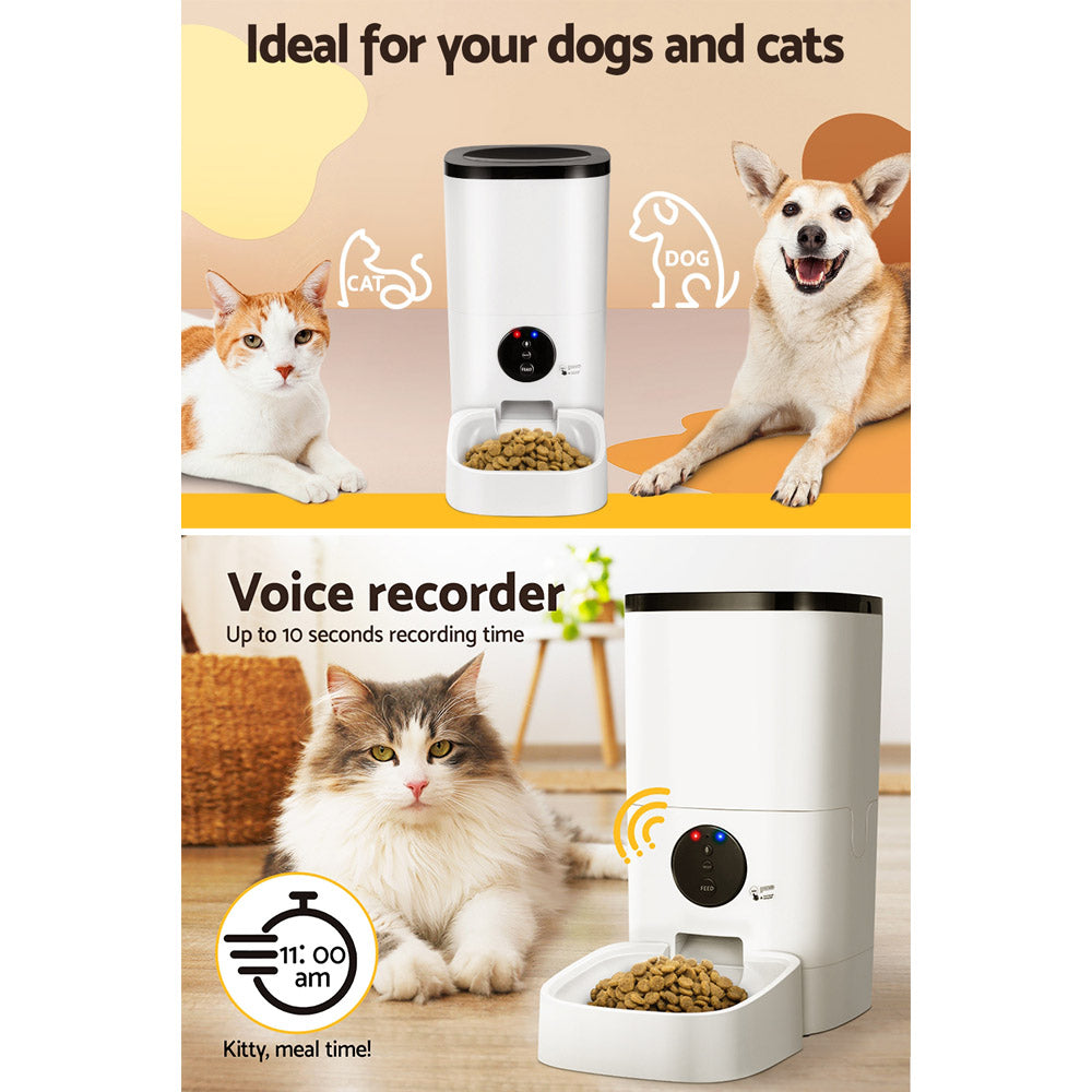 Automatic Pet Feeder 6L Wifi Auto for Dogs and Cats