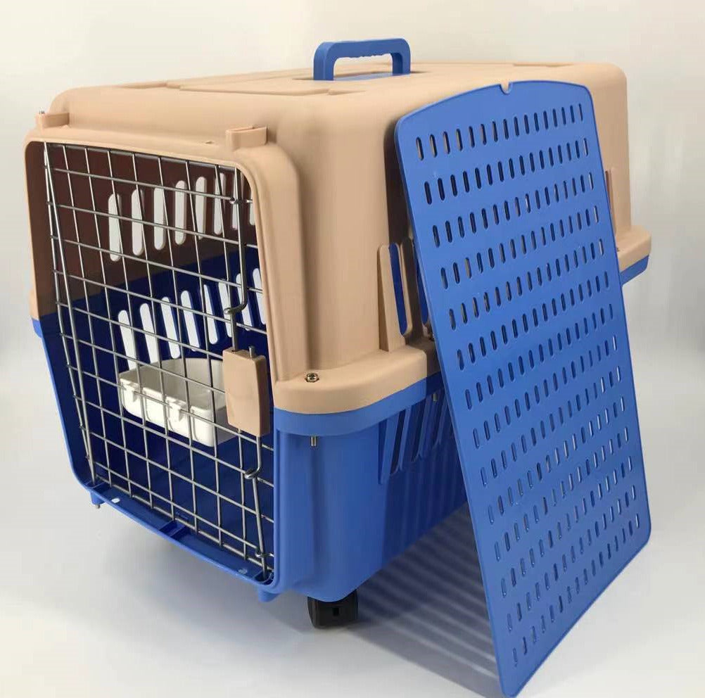 YES4PETS Large Pet Carrier (Blue)