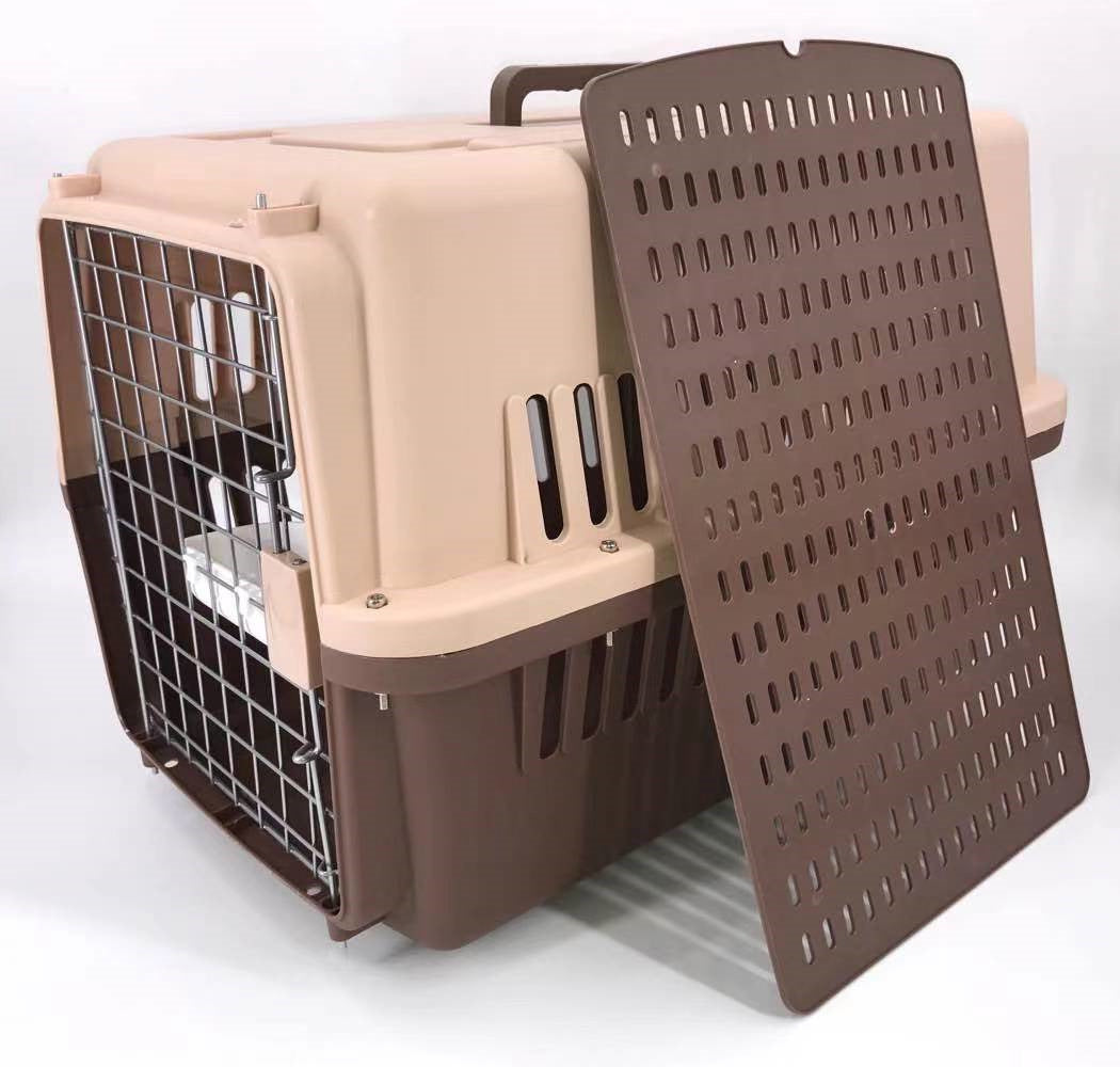 YES4PETS Large Airline Pet Carrier – Brown