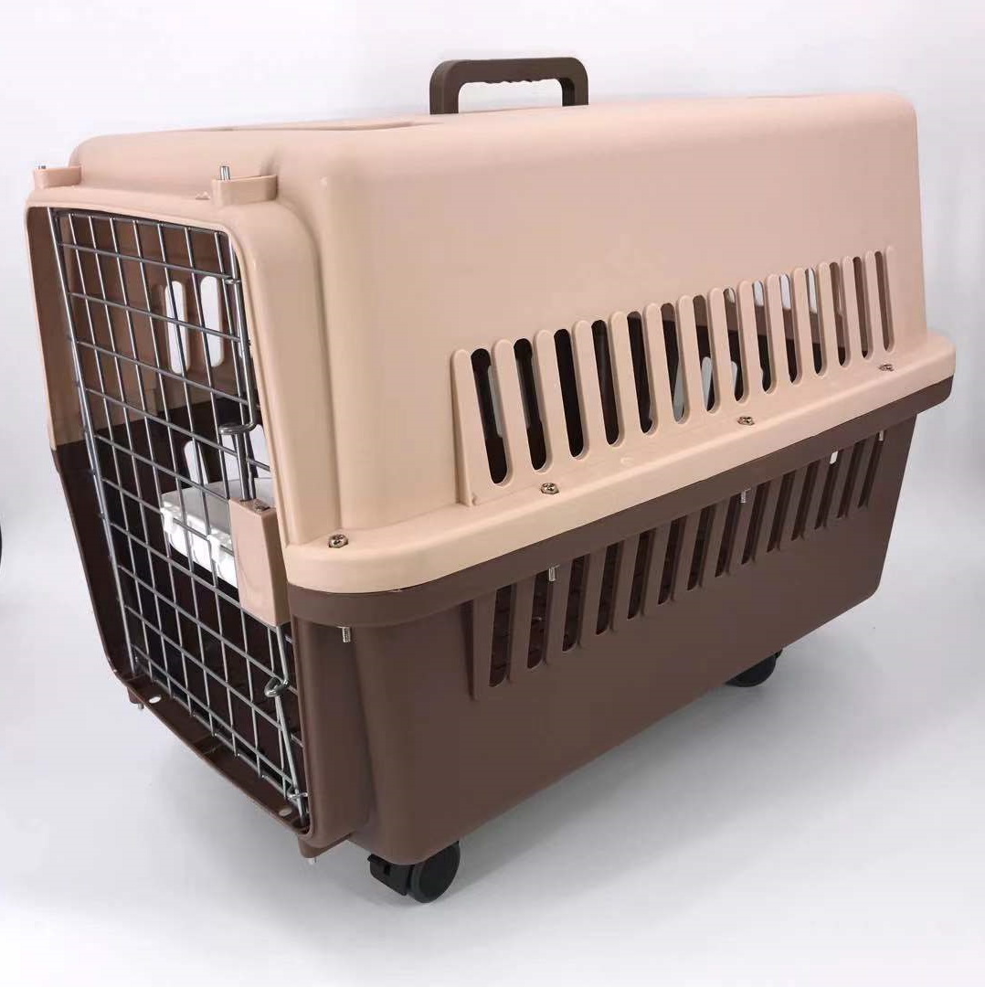YES4PETS Large Pet Carrier – Brown