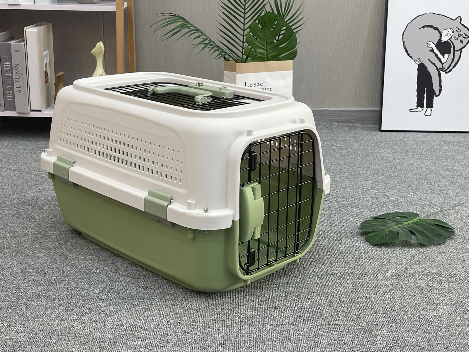 YES4PETS Medium Pet Carrier (Green)