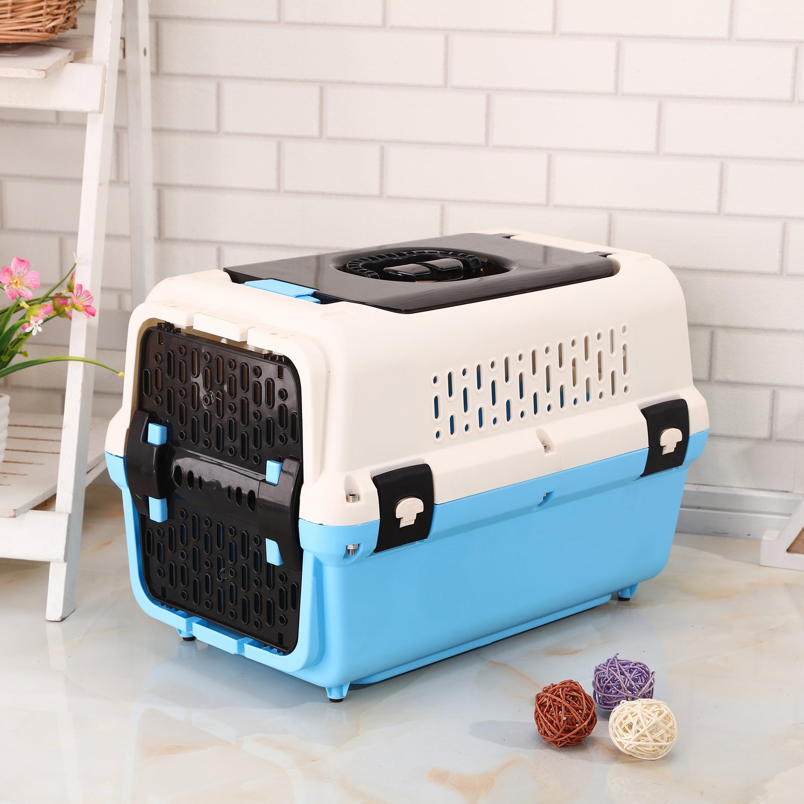 YES4PETS Medium Pet Carrier –  (Blue)