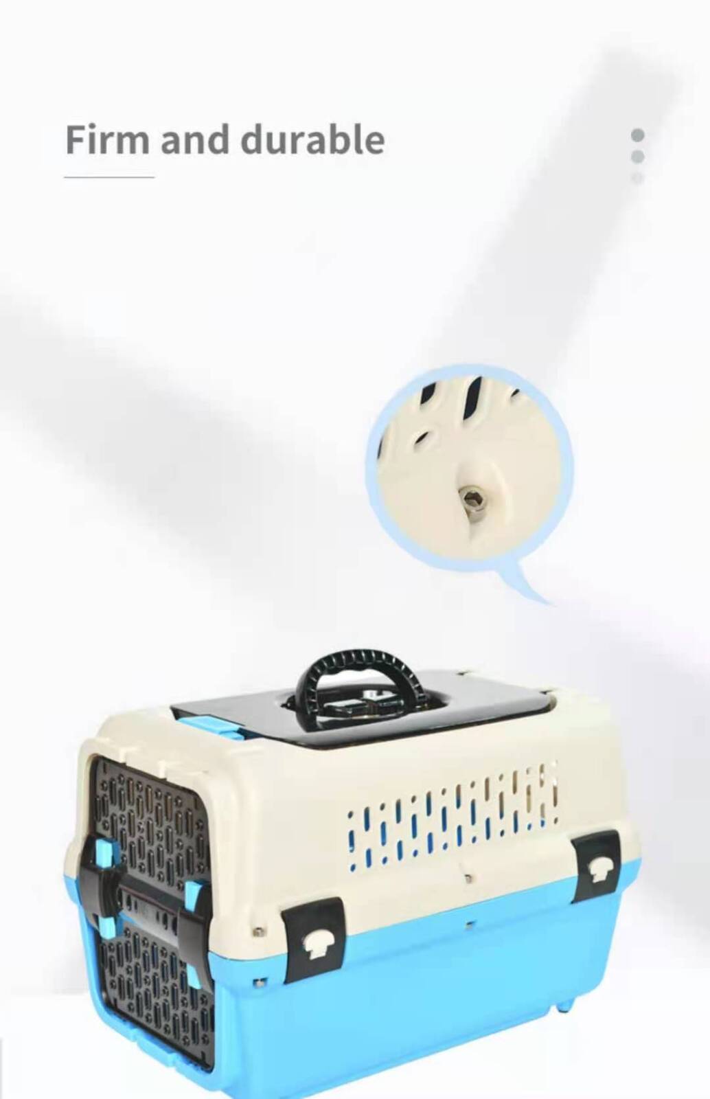 YES4PETS Medium Pet Carrier –  (Blue)