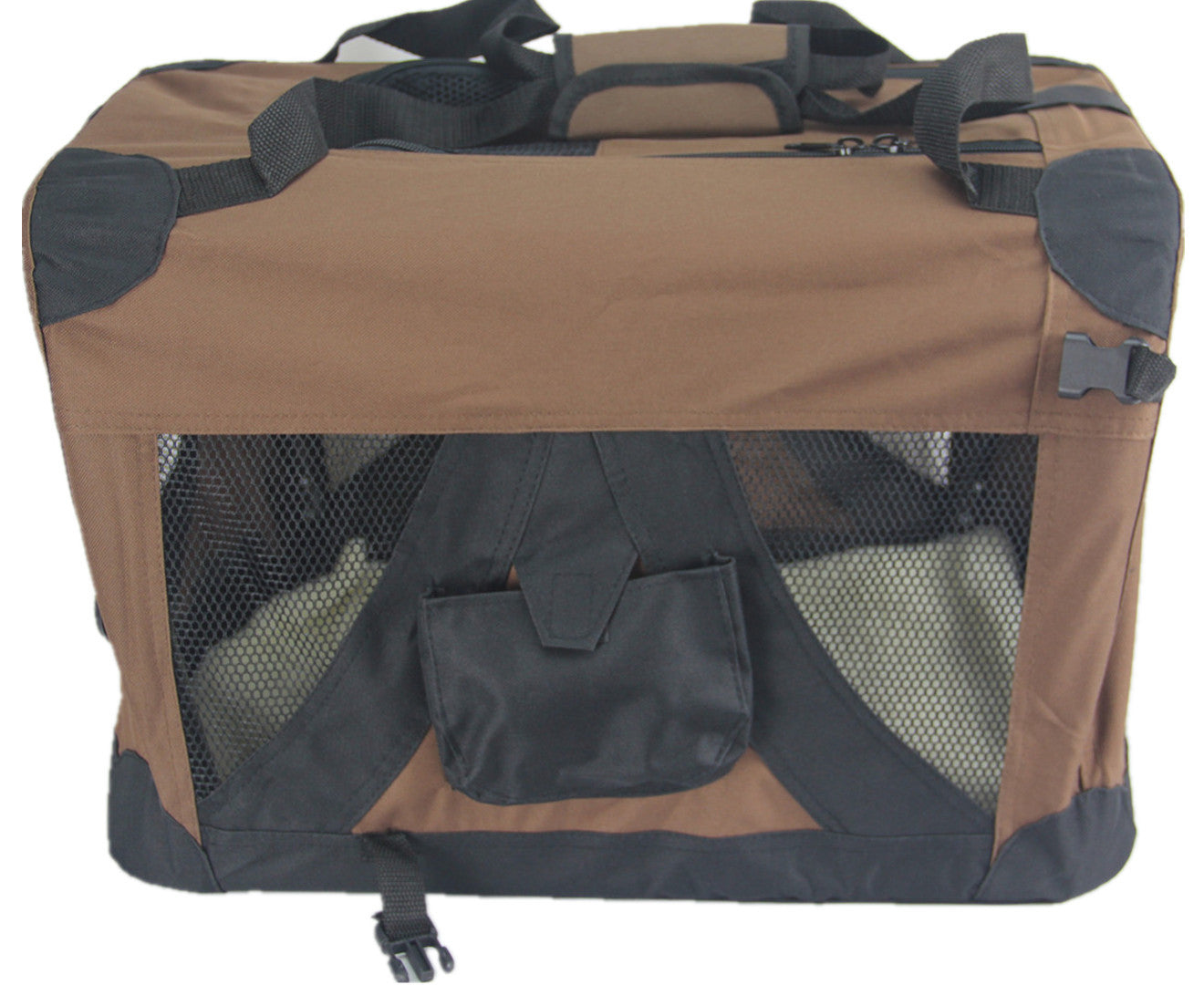 YES4PETS Large Foldable Pet Crate – Brown