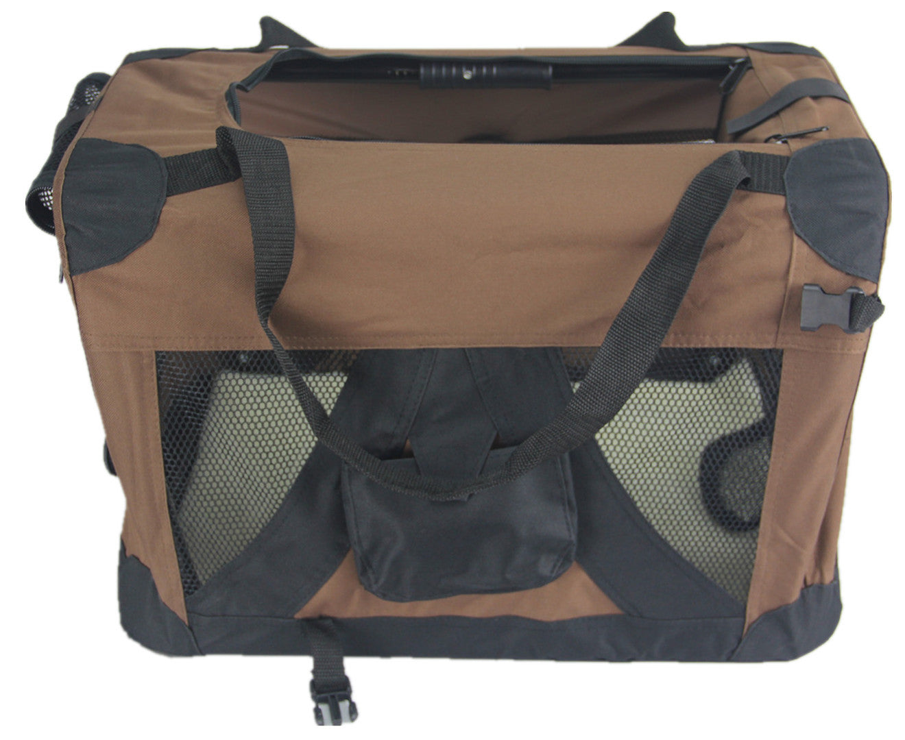 YES4PETS Large Foldable Pet Crate – Brown