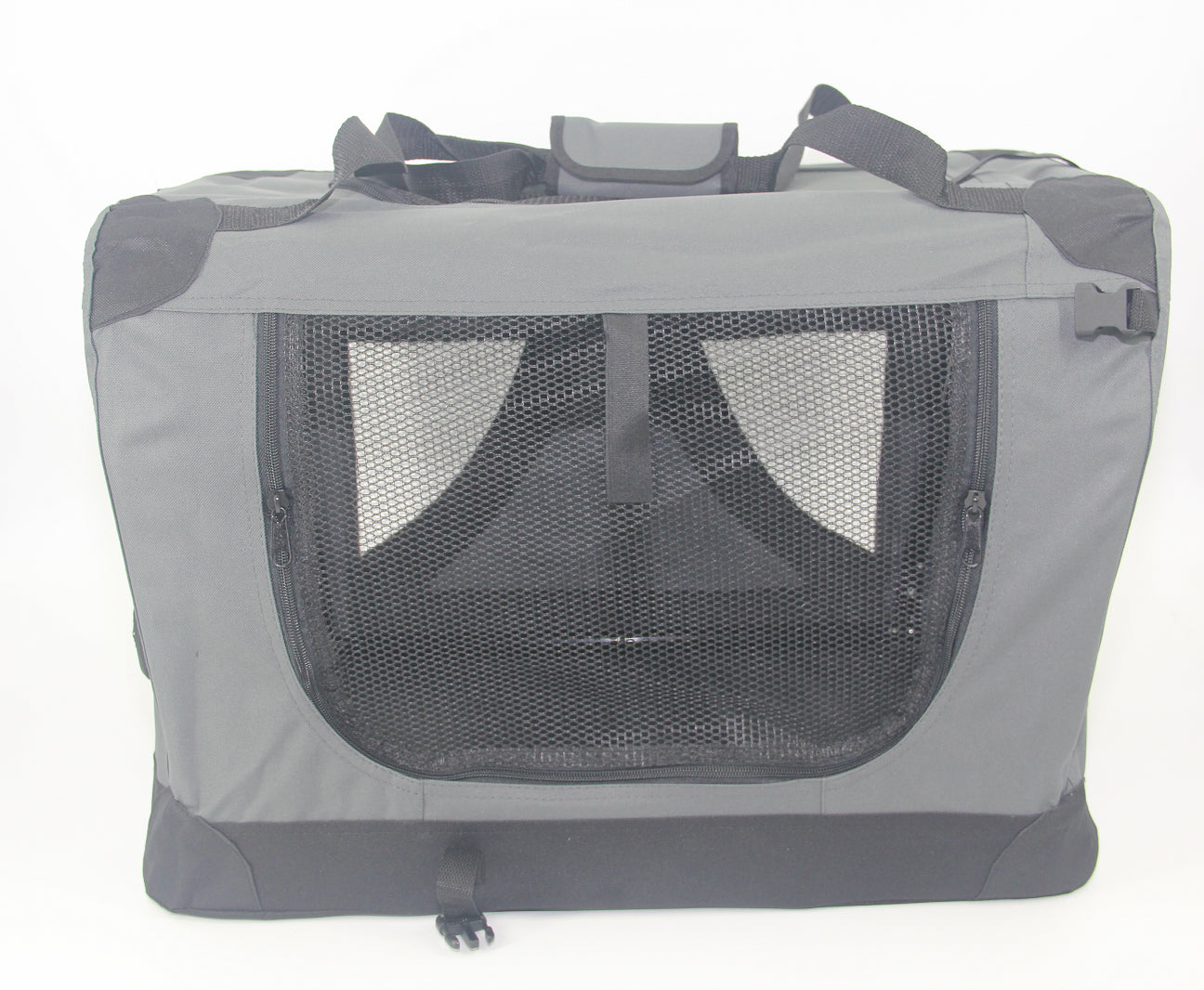 YES4PETS Small Foldable Pet Crate – Grey