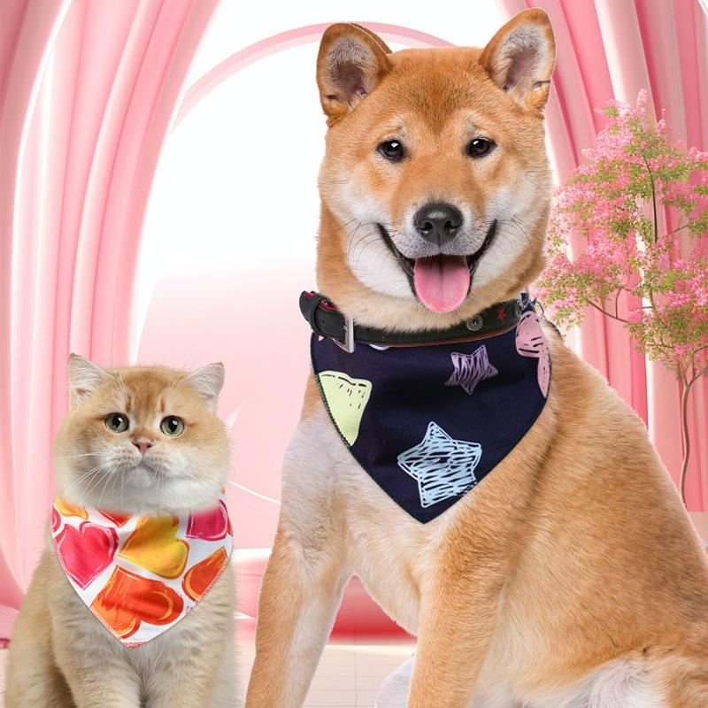 Cute Pet Triangle Bib Scarf