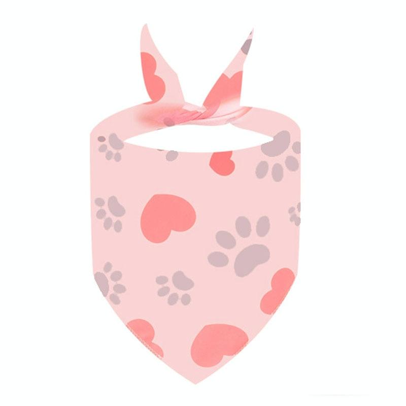 Cute Pet Triangle Towel Bib Cartoon Drool Towel Scarf