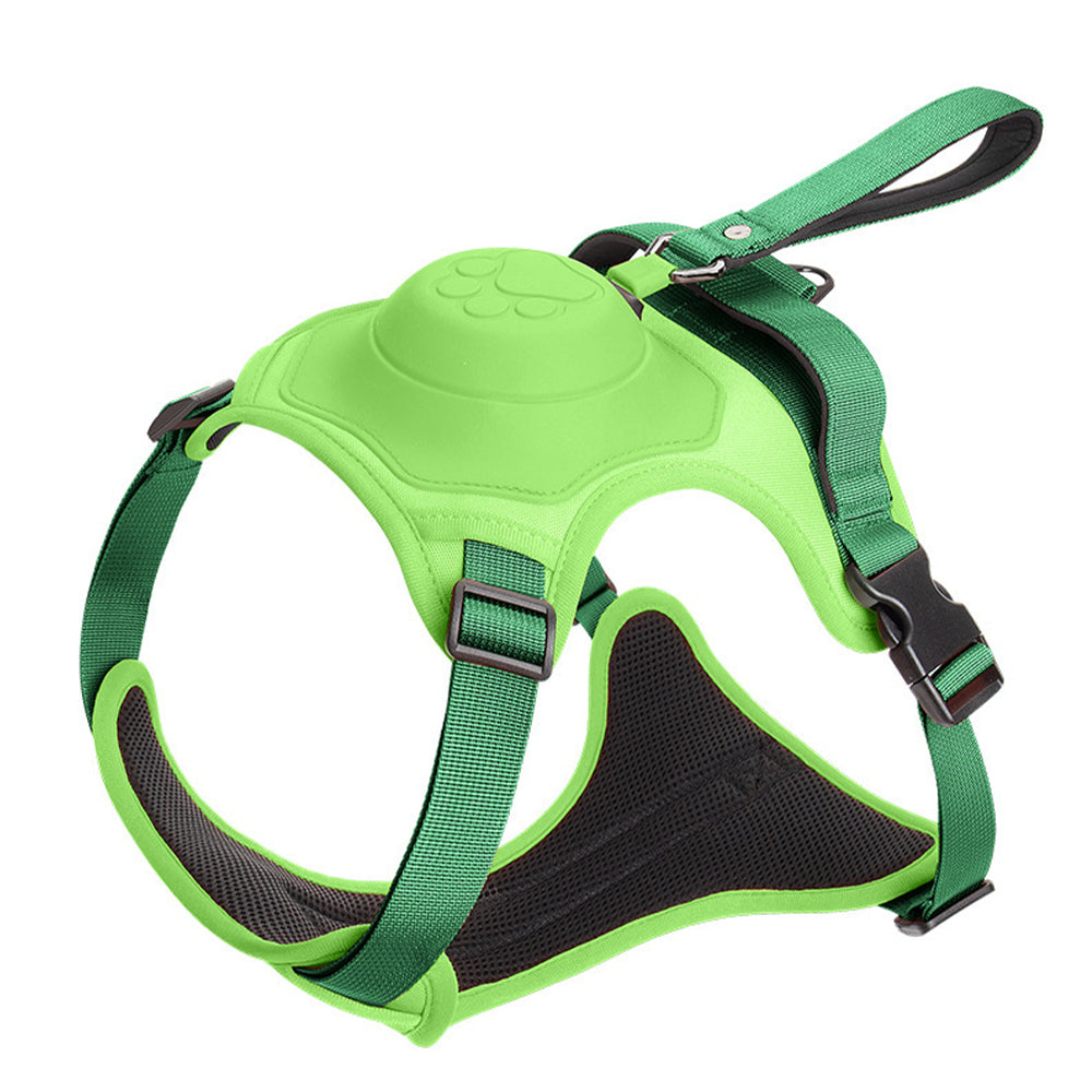 M Vibe Geeks Ultimate 2-in-1 Reflective  Harness Green