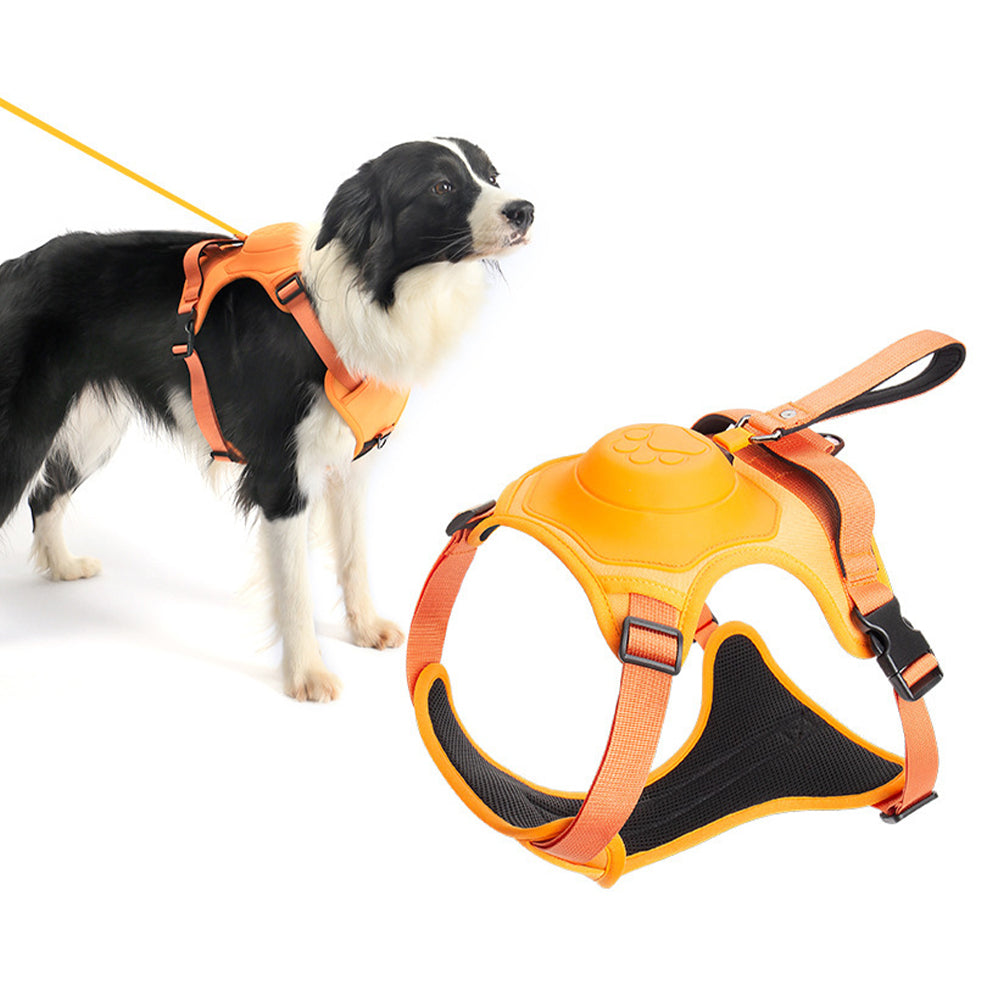 XL Vibe Geeks Ultimate 2-in-1 Reflective Harness Orange