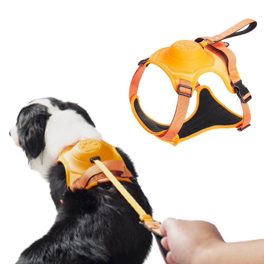 XL Vibe Geeks Ultimate 2-in-1 Reflective Harness Orange