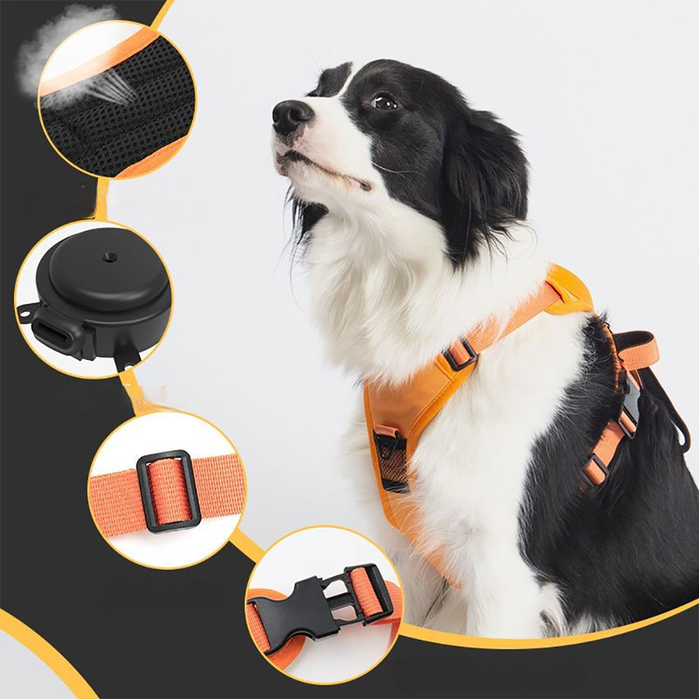 XL Vibe Geeks Ultimate 2-in-1 Reflective Harness Orange