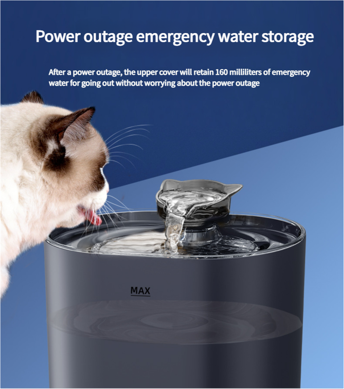 2.2L Intelligent Sensing Pet Water Fountain