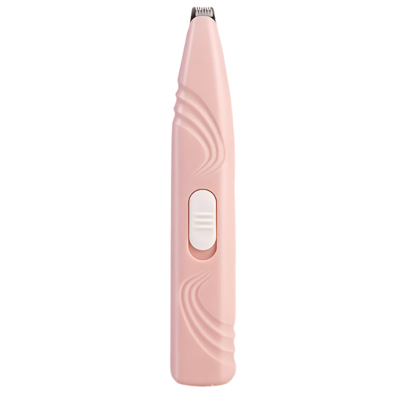 Portable Pet Hair Trimmer in Sakura Pink with Precision Blade