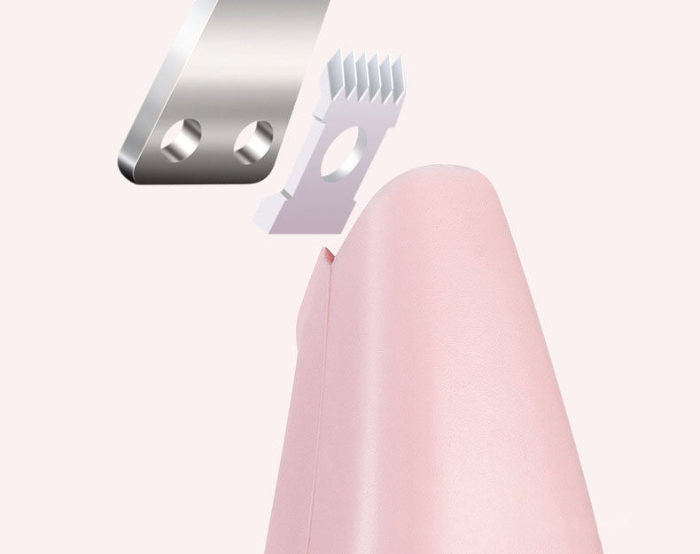 Portable Pet Hair Trimmer in Sakura Pink with Precision Blade