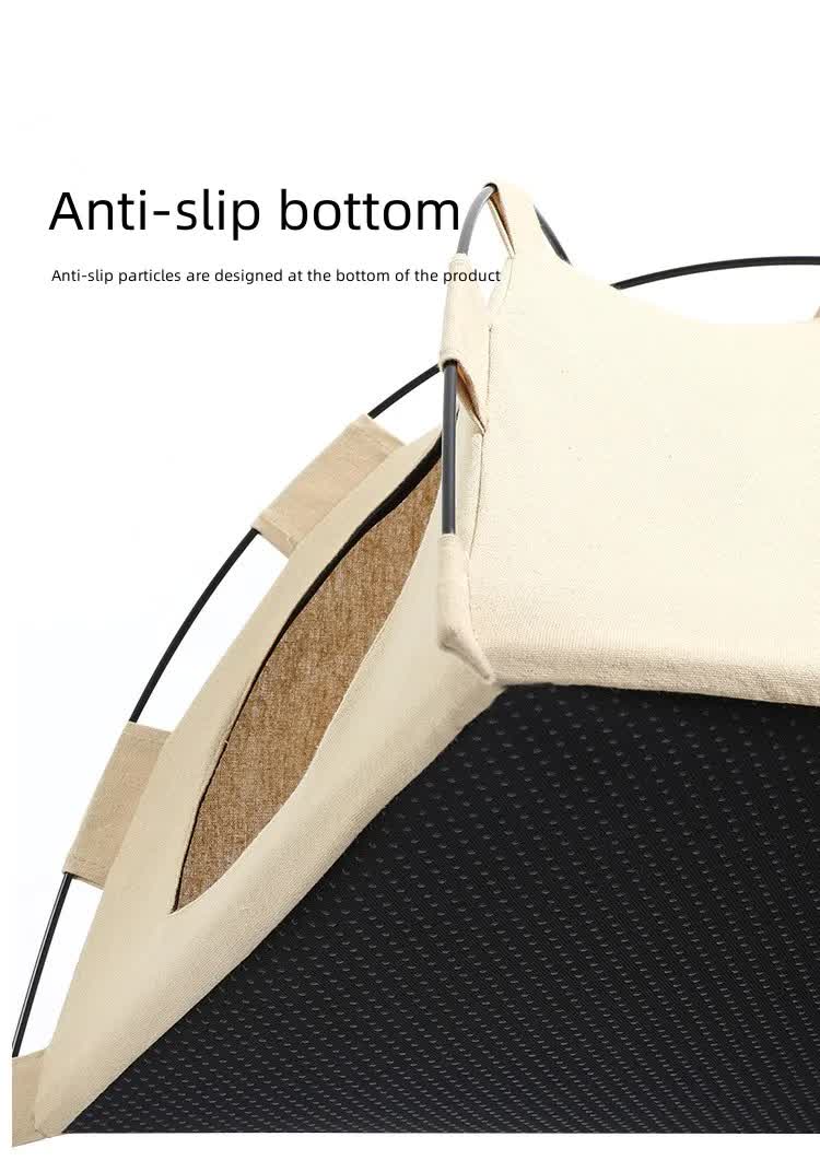 (S) Green Outdoor Cat Tent – Windproof Shelter