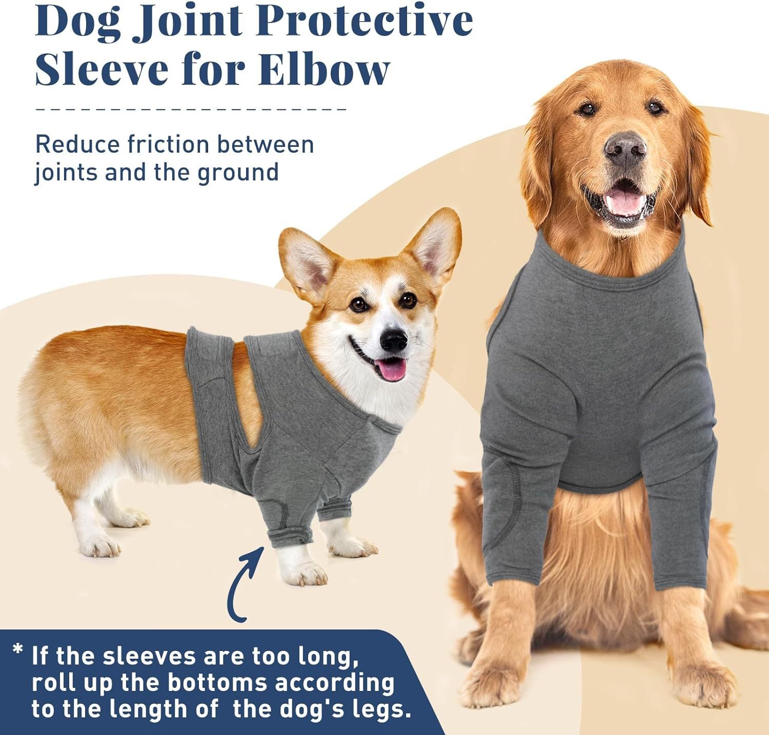 M Pet Front Leg Protective Sleeve - Elastic Dog Leg Guard