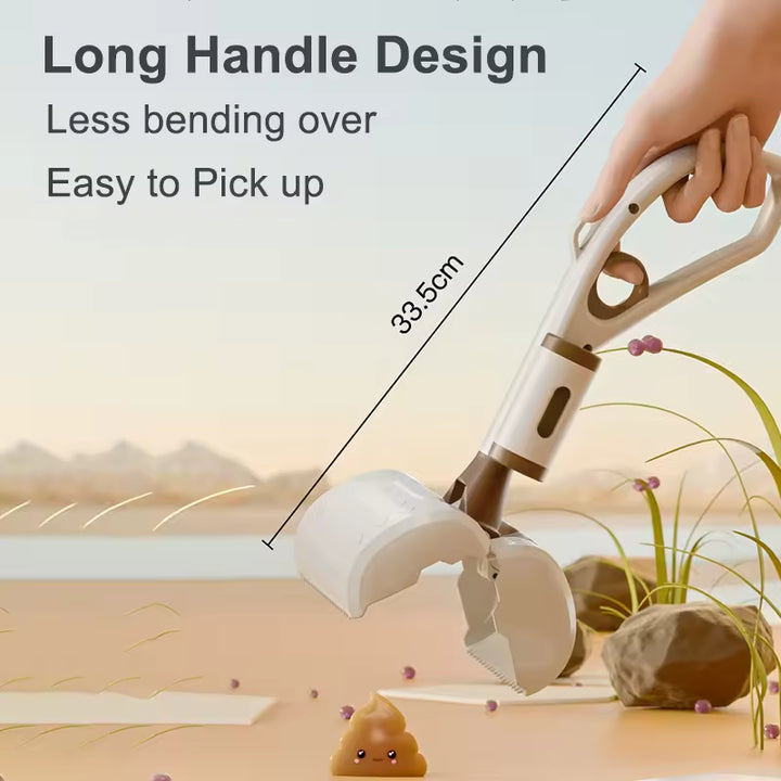 Yellow Portable Dog Poop Scooper
