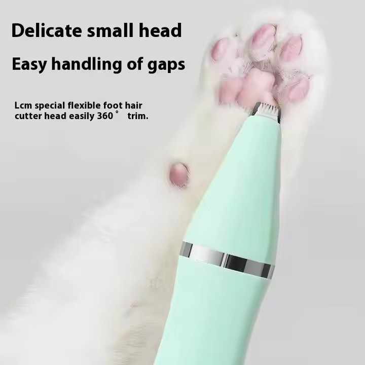 Light Green 4-in-1 Pet Grooming Electric Clippers