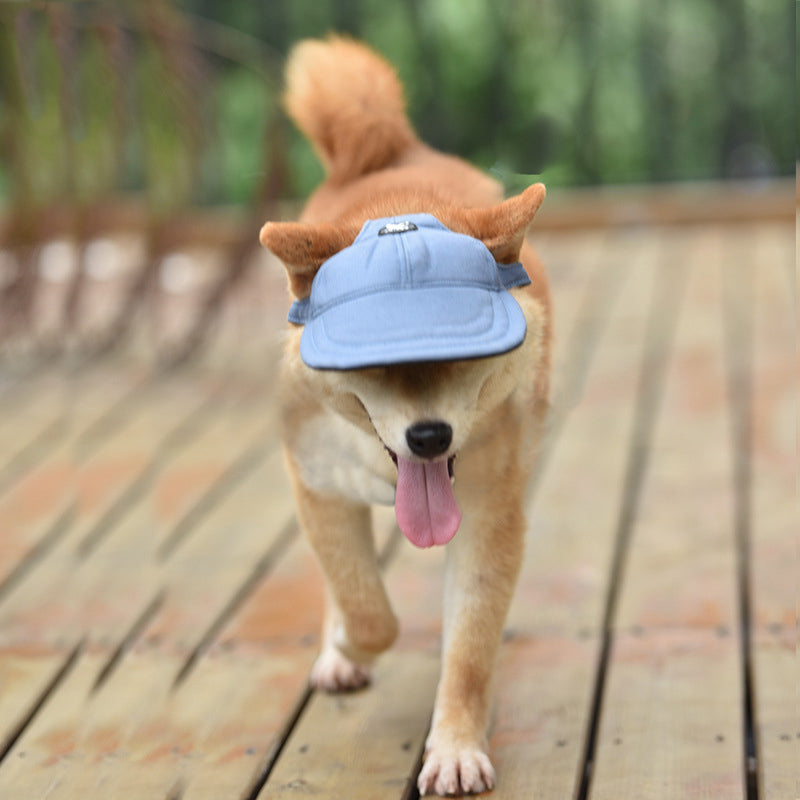 Size L Pink Adjustable Pet Baseball Cap