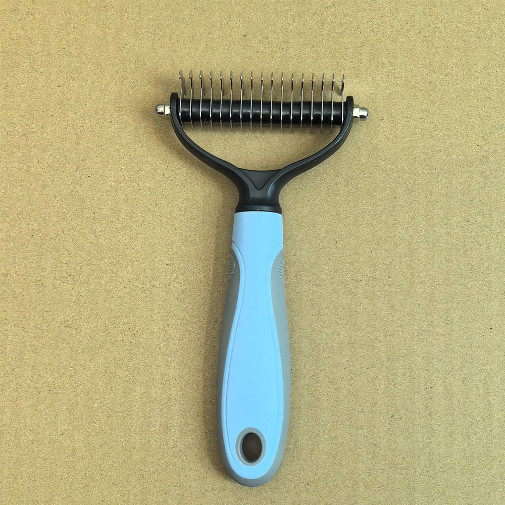Blue 8-Piece Pet Grooming Tool Set - Brushes