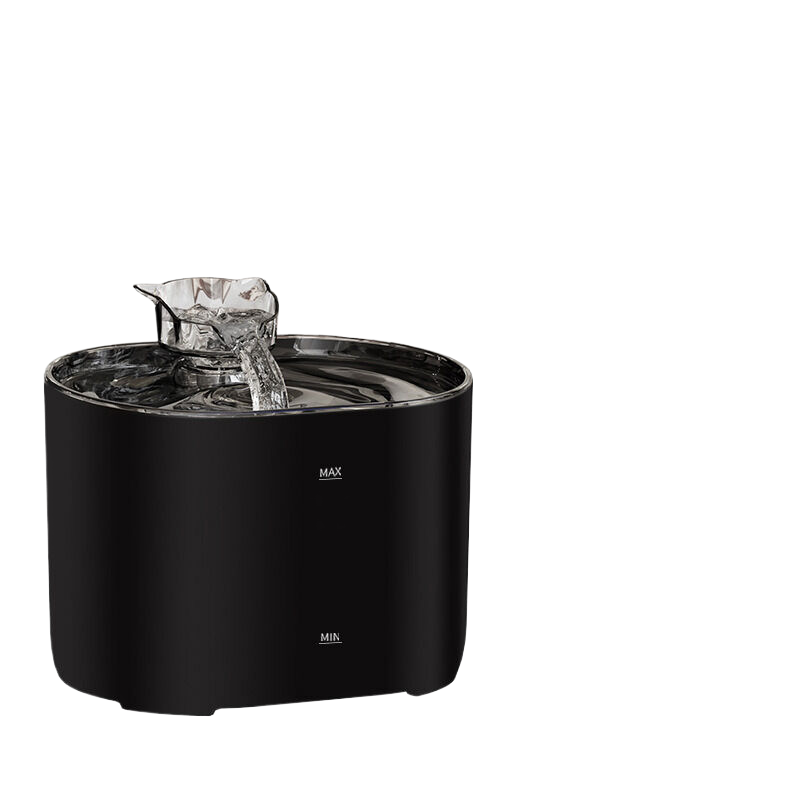 Black pet automatic water dispenser plug-in entry-level version